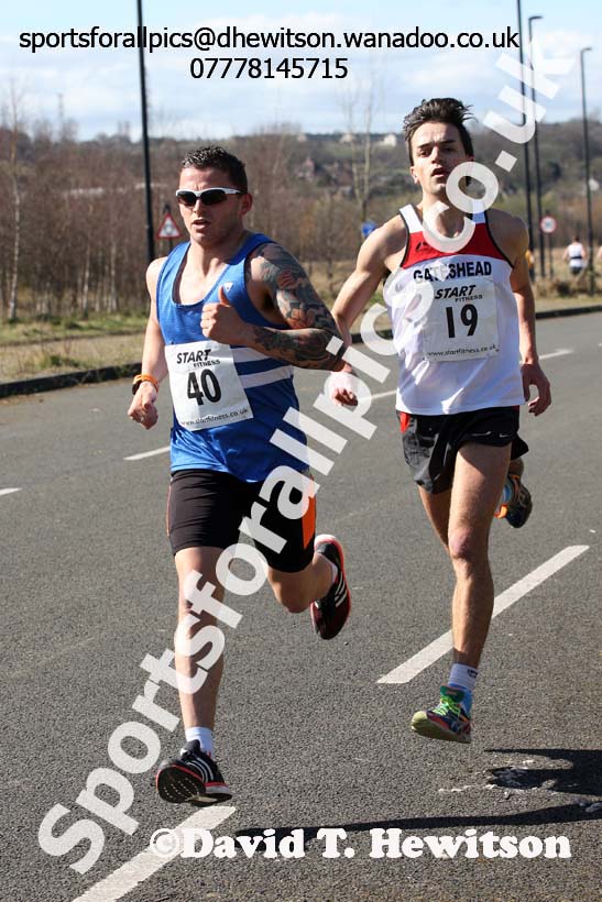 Senior mens Elswick Harriers Good Friday Road Relays. Photo: David T. Hewitson/Sports for All Pics